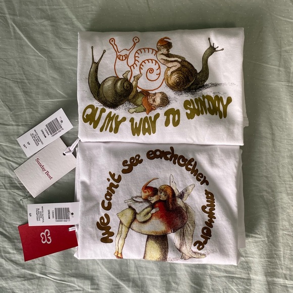 Aritzia Sunday best Dream graphic tees - Picture 2 of 4